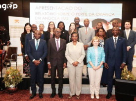 Participantes na cerim&oacute;nia de apresenta&ccedil;&atilde;o do relat&oacute;rio sobre o perfil da crian&ccedil;a - Angop