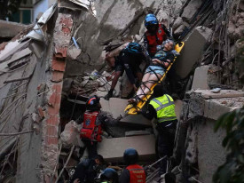 Sobe para 188 mortos o n&uacute;mero de mortos no sismo na Venezuela  - DR
