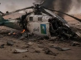 Helic&oacute;ptero cai e mata 14 pessoas num complexo petrol&iacute;fero na Ar&aacute;bia Saudita - DR