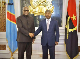 Presidentes Jo&atilde;o Louren&ccedil;o e F&eacute;lix Tshisekedi  - CIPRA