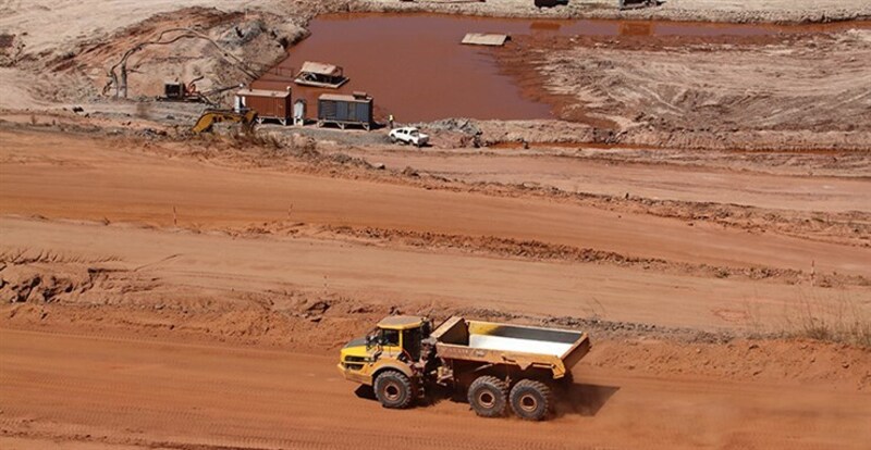 Zona de explora&ccedil;&atilde;o de minerais 
