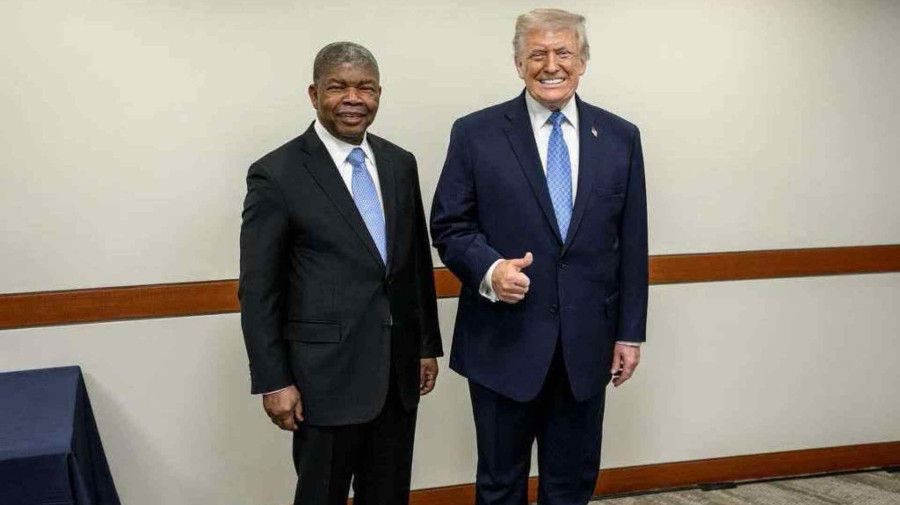Presidentes de Angola e dos Estados Unidos da Am&eacute;rica 