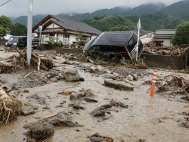 Chuvas fortes fustigam oeste do Jap&atilde;o - DR
