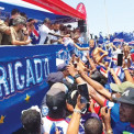 Selec&ccedil;&atilde;o de Cabo Verde recebida em apoteose