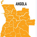 Mapa de Angola
