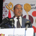 Ministro de Estado para a Coordena&ccedil;&atilde;o Econ&oacute;mica, Jos&eacute; de Lima Massano, discursa na abertura da reuni&atilde;o dos L&iacute;deres da Iniciativa de Pol&iacute;ticas de Inclus&atilde;o Financeira Africana
