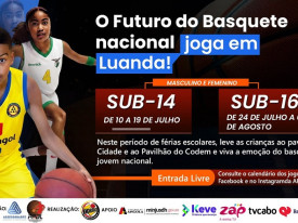 Logotipo dos nacionais de basquetebol em Sub-14 e Sub-16 - DR