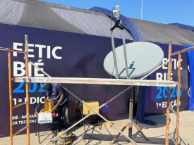 Feira de Tecnologia e Ci&ecirc;ncia conta com Internet via Angosat-2 - DR