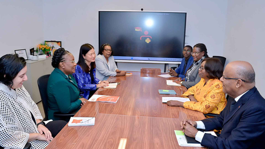 Delega&ccedil;&otilde;es da sa&uacute;de e do FNUAP reunidas em Luanda