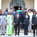 Ministro T&eacute;te Ant&oacute;nio recebeu Miss&atilde;o da Uni&atilde;o Africana 