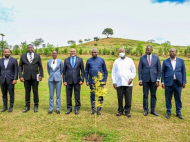 Presidente da Rep&uacute;blica, Jo&atilde;o Louren&ccedil;o, enviou mensagem ao seu hom&oacute;logo do Uganda, Yoweri Museveni (3&ordm; a dir.) - MIREX