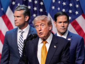 Trump amea&ccedil;a destruir centrais el&eacute;ctricas e pontes do Ir&atilde;o caso rejeite acordo - DR