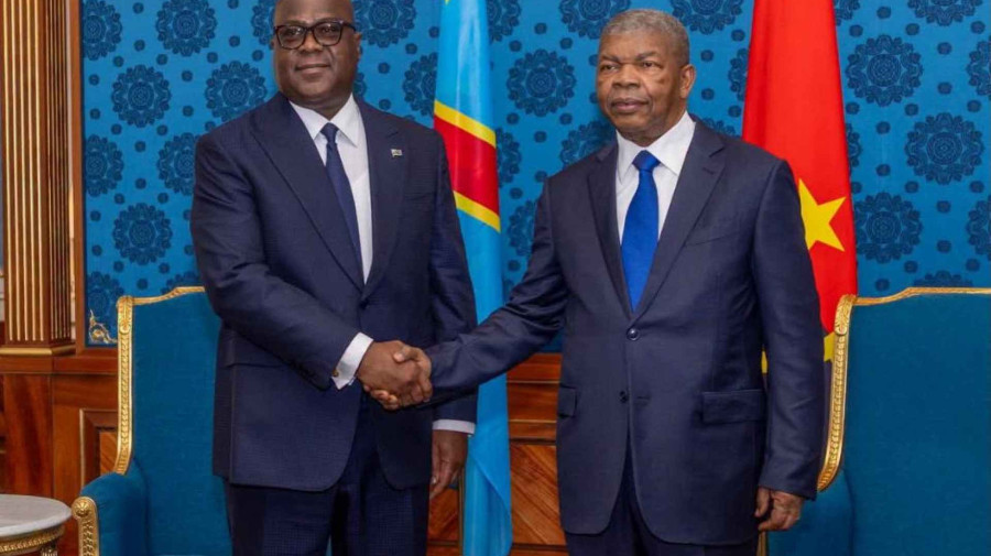 Jo&atilde;o Louren&ccedil;o recebe Tshisekedi