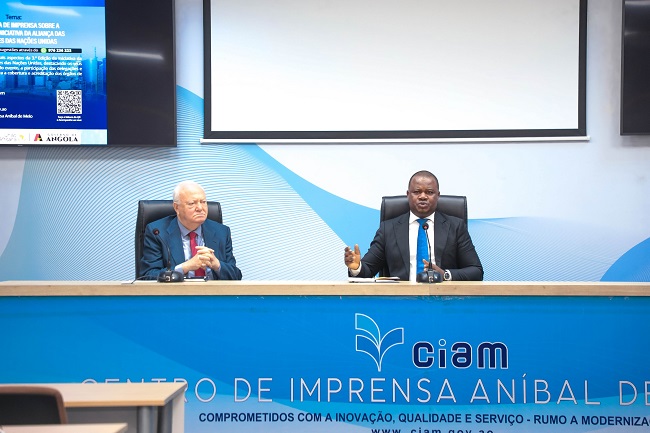 Ministro de Estado e chefe da Casa Civil do Presidente da Rep&uacute;blica, Dion&iacute;sio da Fonseca, durante a confer&ecirc;ncia de imprensa sobre a Iniciativa das Civiliza&ccedil;&otilde;es da ONU