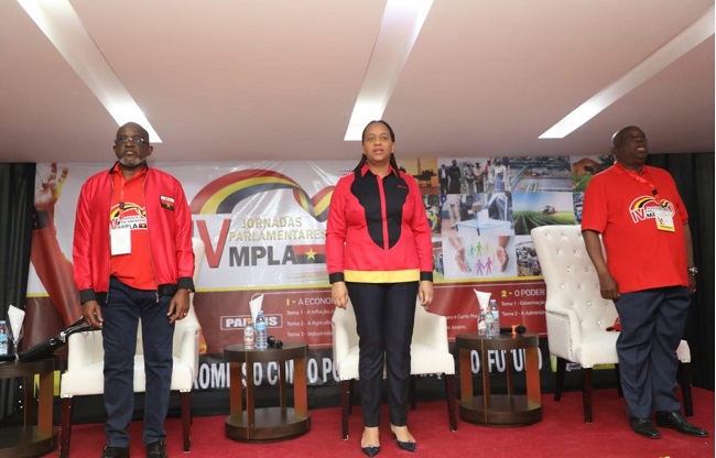 Vice-Presidente do MPLA, Mara Quiosa, dirige abertura das quartas Jornadas Parlamentares da quinta Legislatura do Grupo Parlamentar do MPLA