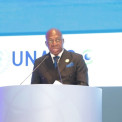 Ministro das Rela&ccedil;&otilde;es Exteriores, T&eacute;te Ant&oacute;nio, numa das sess&otilde;es tem&aacute;ticas da terceira edi&ccedil;&atilde;o da Iniciativa da Alian&ccedil;a das Civiliza&ccedil;&otilde;es das Na&ccedil;&otilde;es Unidas (UNAOC)