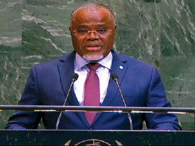 Secret&aacute;rio de Estado para o Interior, Arnaldo Carlos, na reuni&atilde;o de Alto N&iacute;vel da Assembleia Geral da ONU sobre Seguran&ccedil;a Rodovi&aacute;ria Global - DR