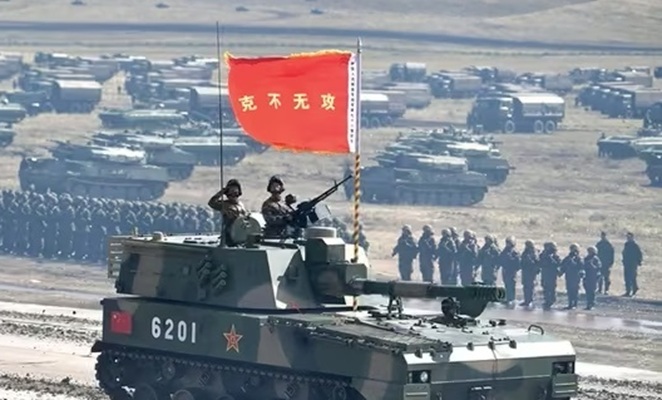 China inicia exerc&iacute;cios militares com fogo real no estreito de Taiwan
