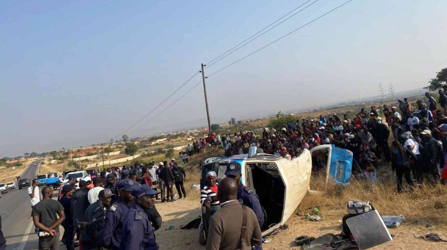 Acidente no Lubango