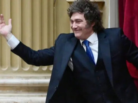 Presidente argentino acusado de ter usado dinheiro p&uacute;blico em viagem ao Brasil   - DR