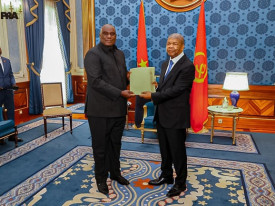 Presidente da Rep&uacute;blica, Jo&atilde;o Louren&ccedil;o, recebeu mensagem do seu hom&oacute;logo da G&acirc;mbia, Adama Barrow - CIPRA
