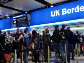 Londres regista entrada recorde de 752 migrantes num dia - DR