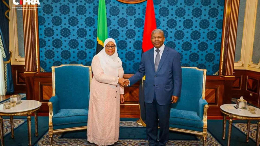 Presidente Jo&atilde;o Louren&ccedil;o manteve encontro com hom&oacute;loga da Tanz&acirc;nia, Samia Hassan Suluhu