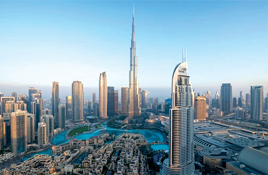 Um pormenor de Dubai
