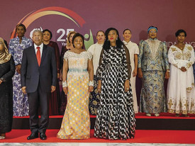 Presidente da Rep&uacute;blica com as Primeiras-Damas  - DR