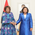 Vice-Presidente da Rep&uacute;blica, Esperan&ccedil;a da Costa, recebeu em audi&ecirc;ncia respons&aacute;vel da Sociedade Mundial de Aquicultura (WAS-AC), Francisca Delgado