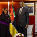Bispa anglicana recebida pelo Presidente de Mo&ccedil;ambique, Daniel Chapo 