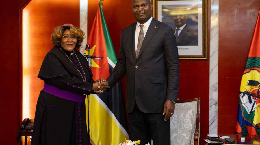 Bispa anglicana recebida pelo Presidente de Mo&ccedil;ambique, Daniel Chapo 