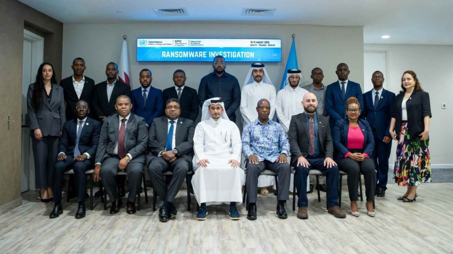 Participantes na forma&ccedil;&atilde;o internacional sobre investiga&ccedil;&atilde;o no Qatar