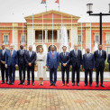 Presidente da Rep&uacute;blica, Jo&atilde;o Louren&ccedil;o, recebe delega&ccedil;&atilde;o do Grupo de L&iacute;deres Empresariais brasileiros, denominada LIDE