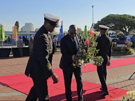 Ministro das Rela&ccedil;&otilde;es Exteriores, T&eacute;te Ant&oacute;nio, homenageou Oliver Tambo, na &Aacute;frica do Sul - Cedida