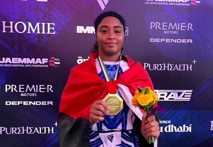 Atleta angolana Mayra Lemos conquistou a medalha de ouro no 17.&ordm; Campeonato Mundial Juvenil de MMA