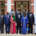 Membros das delega&ccedil;&otilde;es de Angola e da CEEAC