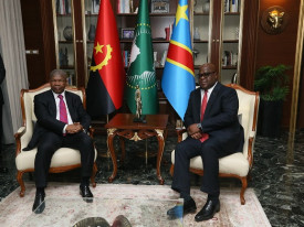 Chefe de Estado, Jo&atilde;o Louren&ccedil;o, reuniu-se, em Kinshasa, com o seu hom&oacute;logo da Rep&uacute;blica Democr&aacute;tica do Congo (RDC), F&eacute;lix Tshisekedi - Edi&ccedil;&otilde;es Novembro