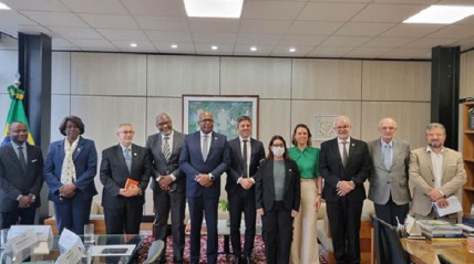 Ministro do Ensino Superior, Ci&ecirc;ncia, Tecnologia e Inova&ccedil;&atilde;o, Albano Ferreira, realiza visita de trabalho ao Brasil