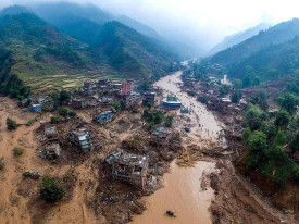 Inunda&ccedil;&atilde;o repentina mata cerca de 300 pessoas no Nepal - DR