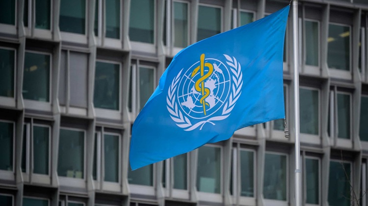 Bandeira da Organiza&ccedil;&atilde;o Mundial da Sa&uacute;de (OMS)