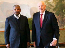 Chefe de Estado angolano, Jo&atilde;o Louren&ccedil;o, e o Rei Harald V da Noruega - DR