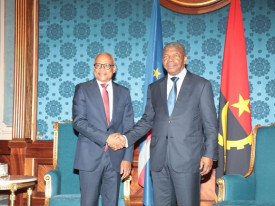 Presidente da Rep&uacute;blica, Jo&atilde;o Louren&ccedil;o, encontra-se com o seu hom&oacute;logo de Cabo Verde, Jos&eacute; Maria Neves - Edi&ccedil;&otilde;es Novembro
