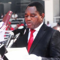 Presidente da Z&acirc;mbia, Hakainde Hichilema, tomou posse, para um segundo mandato, ap&oacute;s vencer as elei&ccedil;&otilde;es realizadas em Agosto