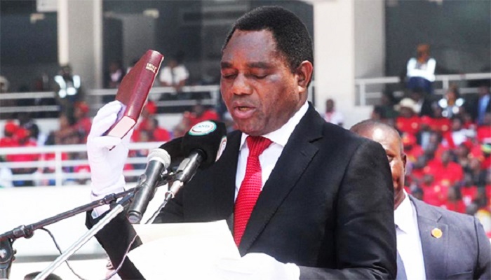 Presidente da Z&acirc;mbia, Hakainde Hichilema, tomou posse, para um segundo mandato, ap&oacute;s vencer as elei&ccedil;&otilde;es realizadas em Agosto