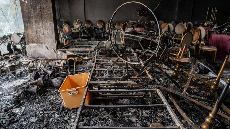 Inc&ecirc;ndio mata mais de 20 pessoas num casamento em Kinshasa 