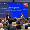 Ministra das Finan&ccedil;as, Vera Daves, no F&oacute;rum de Neg&oacute;cios e Investimentos Angola-Reino Unido, em Londres