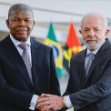 Presidentes de Angola e do Brasil