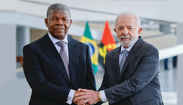 Presidentes de Angola e do Brasil