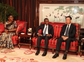 Presidente da Assembleia Nacional, Ad&atilde;o de Almeida, realiza visita oficial a China - Assembleia Nacional